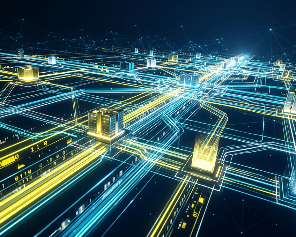 Moderne Glasfaserinfrastruktur